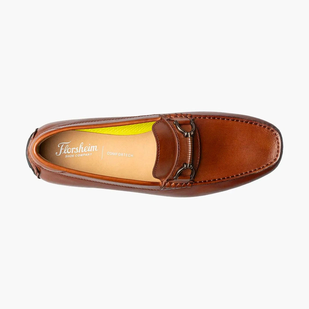 Florsheim Mens Motor Cognac Brown Slip On Bit Driver Loafer Leather Dr The Suit Depot Florsheim Mens Motor Cognac Brown Slip On Bit Driver Loafer Leather Dr The Suit Depot
