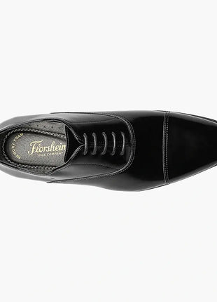 Florsheim Mens Black Patent Leather Lace-up Oxford Tuxedo Dress Shoes