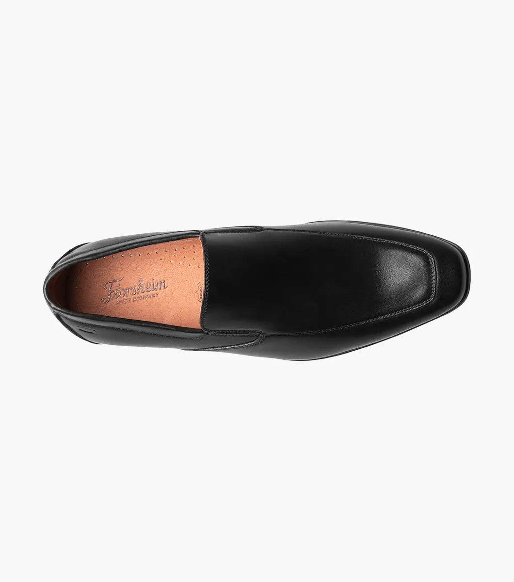 Florsheim Mens Postino Black Slip-on Loafer Leather Dress Shoes