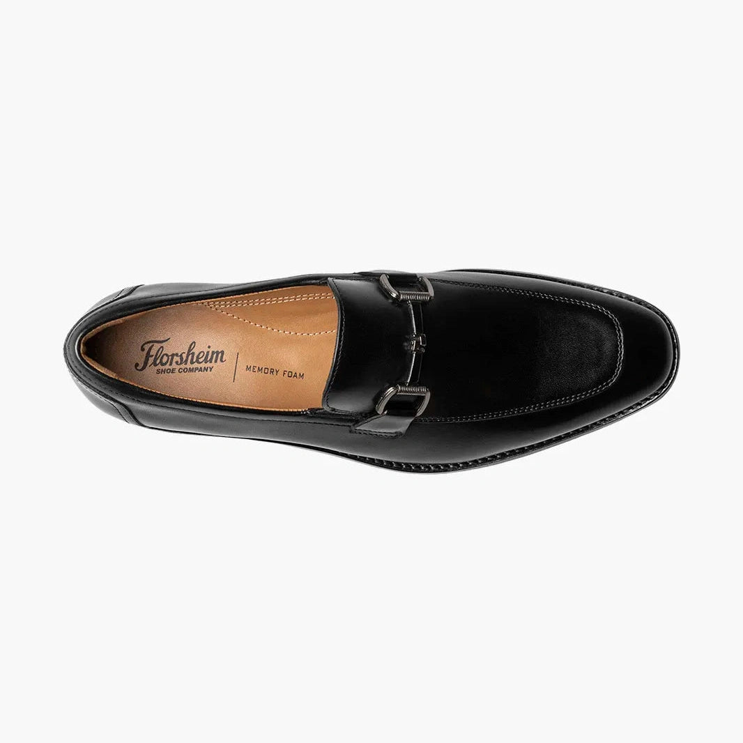 Florsheim Mens Conetta Black Slip On Bit Loafer Leather Dress Shoes The Suit Depot Florsheim Mens Conetta Black Slip On Bit Loafer Leather Dress Shoes The Suit Depot