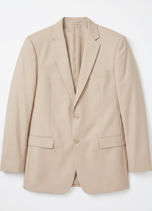 Raphael Mens Classic Fit Tan Notch Lapel Two Button Suit