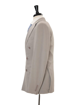 Ralph Lauren Purple Label Mens 40L Gray 100% Wool Double Breasted 2 Piece Suit