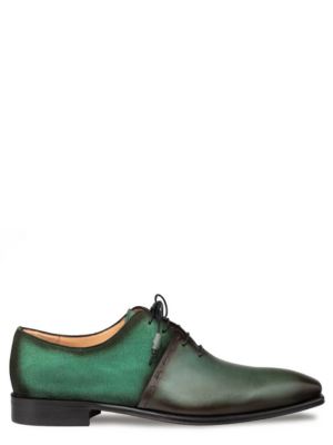 Mezlan Mens Forest Green Lace-up Calfskin Leather Dress Shoes The Suit Depot Mezlan Mens Forest Green Lace-up Calfskin Leather Dress Shoes The Suit Depot