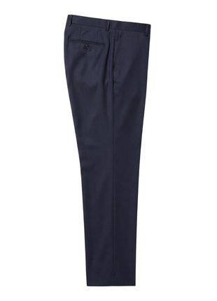 Canali Midnight Navy Tonal Stripe Notch Lapel Canvassed Portly Fit Wool 2-Button Suit 52R