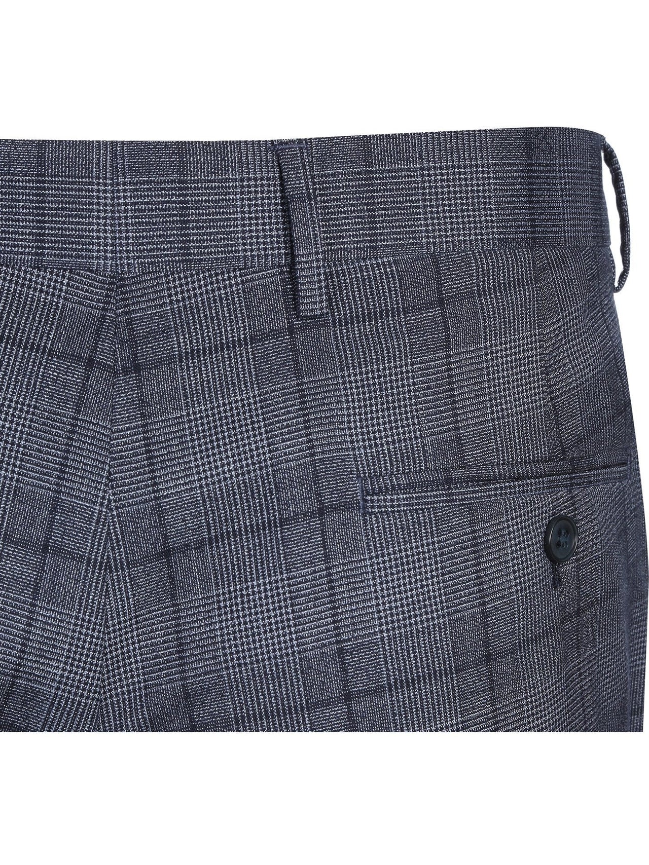 Men's Classic Fit Checked Suits