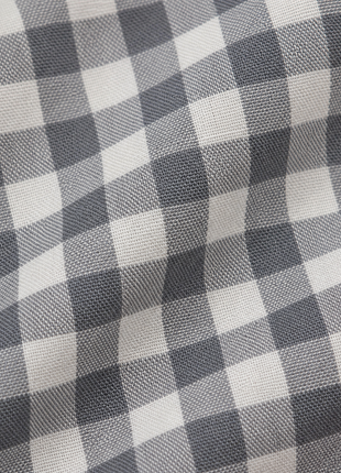 Ferrecci Grey and White Check Slim Fit Cutaway Collar Cotton Dress Shirt