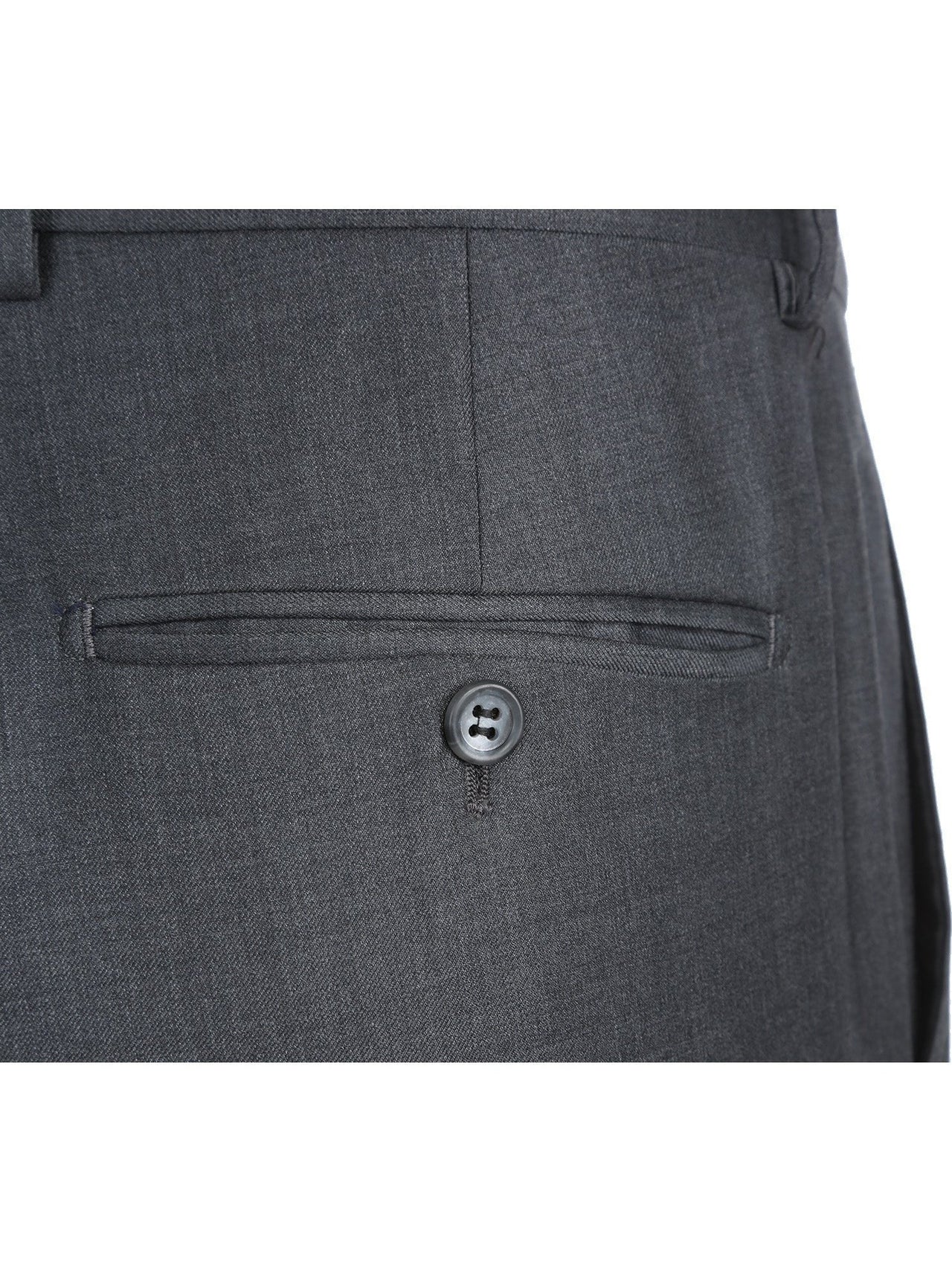 Men's Gray Half-Canvas Suit