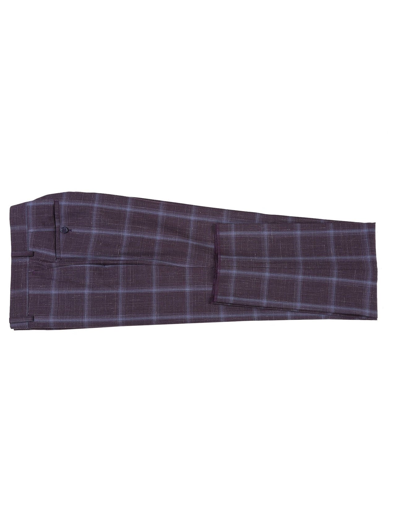 English Laundry Slim Fit Window Pane Check Wool Suit