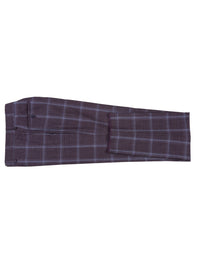 Thumbnail for English Laundry Slim Fit Window Pane Check Wool Suit