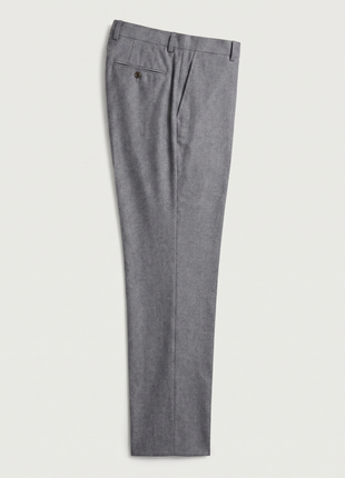 Canali Medium Heather Gray Modern Fit Notch Lapel Wool 2-Button Suit 44L