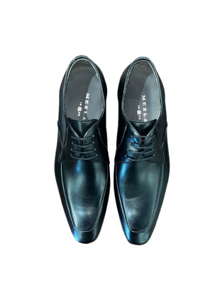 Mezlan Mens Black Lace-up Leather Dress Shoes