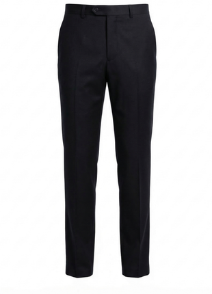 Tovaglia Mens Solid Black Classic Fit Double Breasted Wool Cashmere Blend Suit