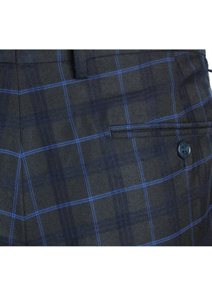 Men's Slim Fit Checked Suits