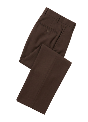 Prontomoda Brown Check Regular Fit Wool Notch Lapel 2 Piece  Suit - The Suit Depot