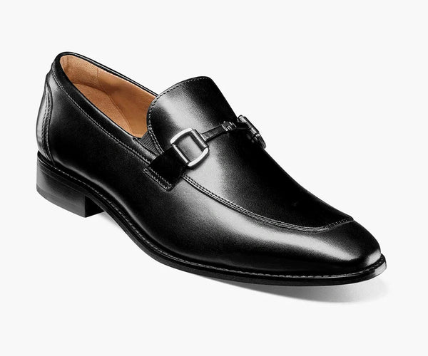 Florsheim Mens 15176-001 Black‎ Leather Slip On Loafers Dress Shoes Size 10D Florsheim Mens 15176-001 Black Leather Slip On Loafers Dress  main image 3