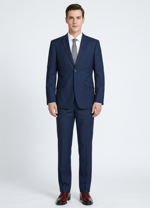 Men's 2-Piece Slim Fit Single Breasted Notch Lapel Suit