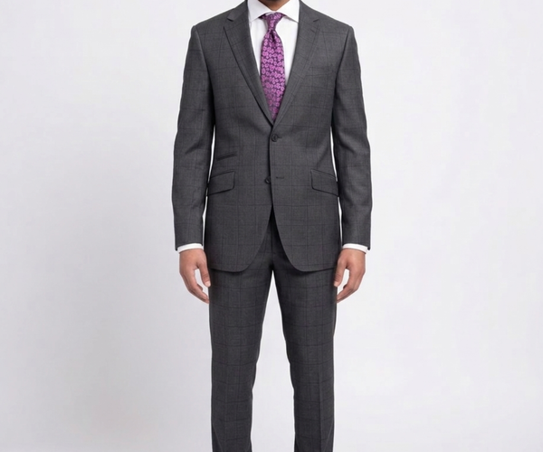 Shop Napoli Gray 100% Wool Suit | The Suit Depot