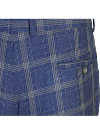 Thumbnail for English Laundry Slim Fit Two button Check Peak Lapel Suit