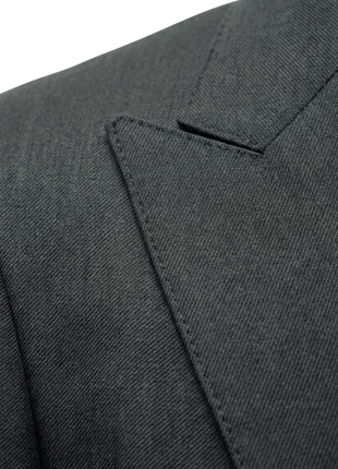 Tovaglia Mens Solid Dark Green Classic Fit Peak Lapel Wool 3 Piece Suit