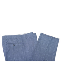 Thumbnail for Canali 1934 Mens Blue Plaid 42S Drop 7 Modern Fit 100% Wool 2 Piece Suit