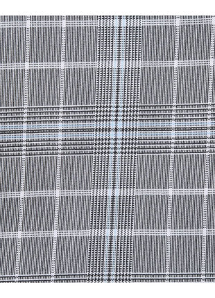 English Laundry Glen Plaid Grey Slim Fit Notch Lapel Two button Stretch Suit