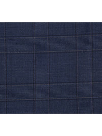 Thumbnail for English Laundry Slim Fit Prussian Blue Window Pane Check Wool Suit