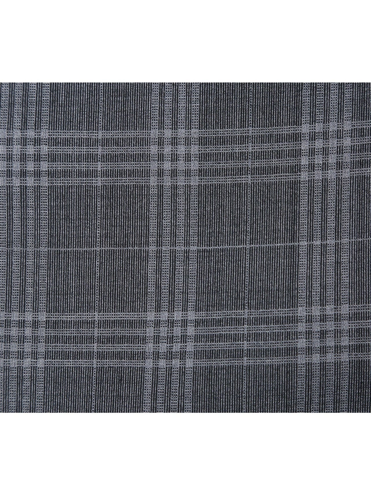 Gray Check Peak Wool Suit