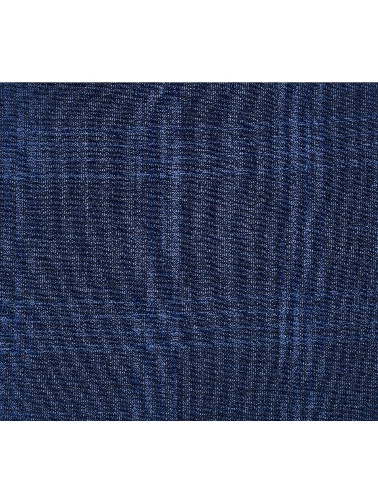 Airforce Blue Plaid Wool Suit