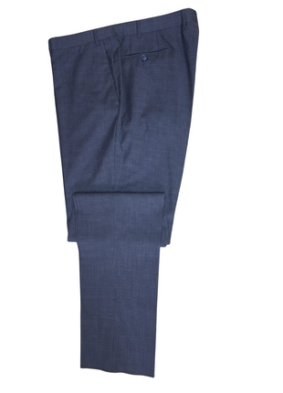 Canali Blue Micro Check 100% Wool Suit 48R