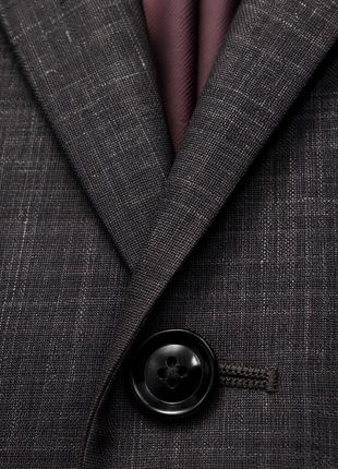 Ermenegildo Zegna Espresso Brown Crosshatch Cashmere Silk Classic Fit 2-Button Sport Coat 46R