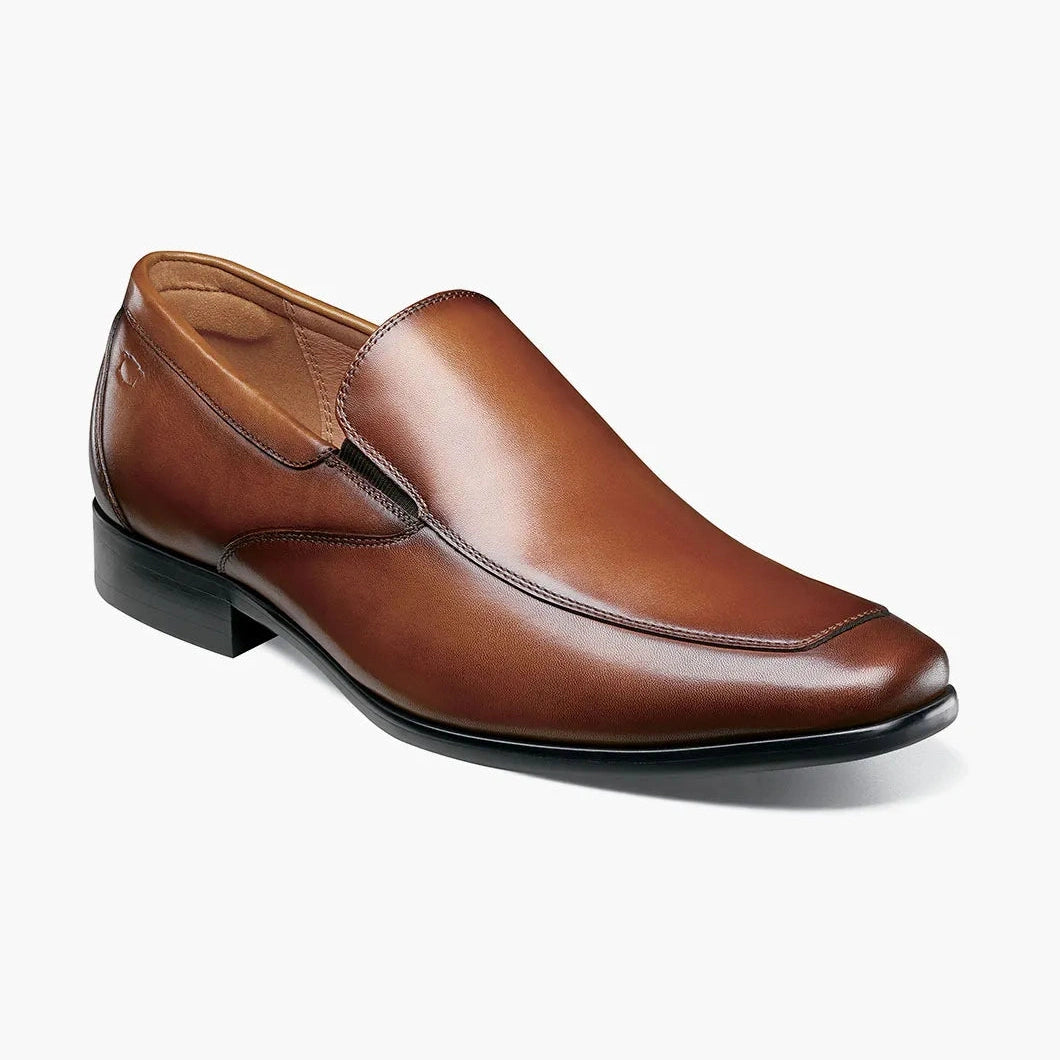 Florsheim Mens Postino Cognac Brown Slip On Loafer Leather Dress Shoes The Suit Depot