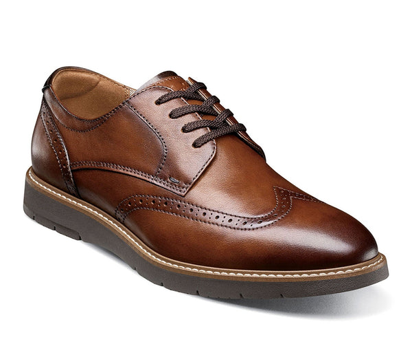Florsheim Mens Brown Leather Oxford Shoes Size 13D Lace-Up Classic Wingtip EUC Florsheim Mens Brown Leather Oxford Shoes Size 13D Lace Up  main image 3