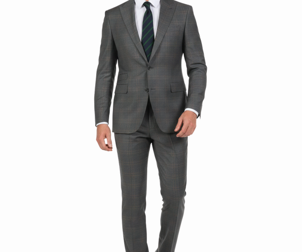Shop Di'nucci Gray 100% Wool Suit | The Suit Depot