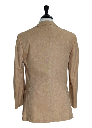 Sartoria Partenopea Men's Peach Birdseye Wool Blend Sport Coat 40R