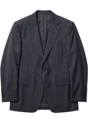 Arthur Black Black Wool Slim Fit Notch Lapel 2-Button Suit - The Suit Depot