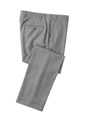 Corneliani Mens Light Gray Textured Fully-Canvassed Peak Lapels Classic Fit 3-Piece Wool Silk Suit - 40L