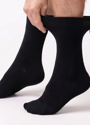 Rizzi Black Pure Cotton Scented Non-Biding Seamless Socks