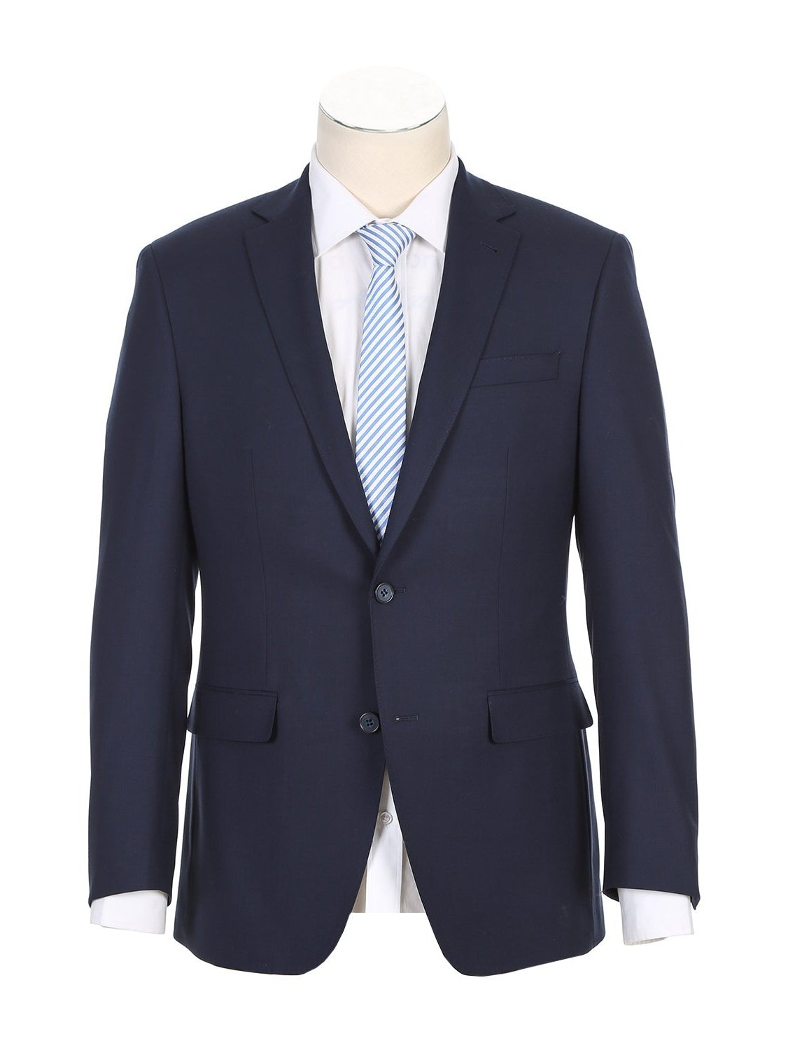 Men's Navy Half-Canvas Suit