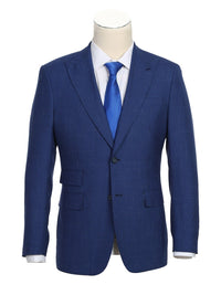 Thumbnail for English Laundry Slim Fit Mini-Check Wool Suit