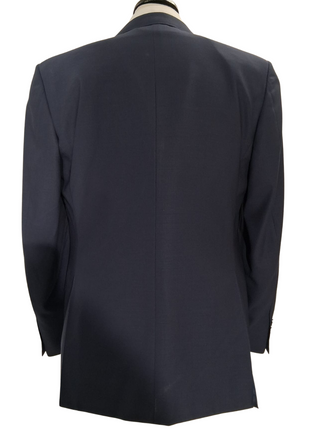 Canali Solid Navy 100% Wool Suit 40R