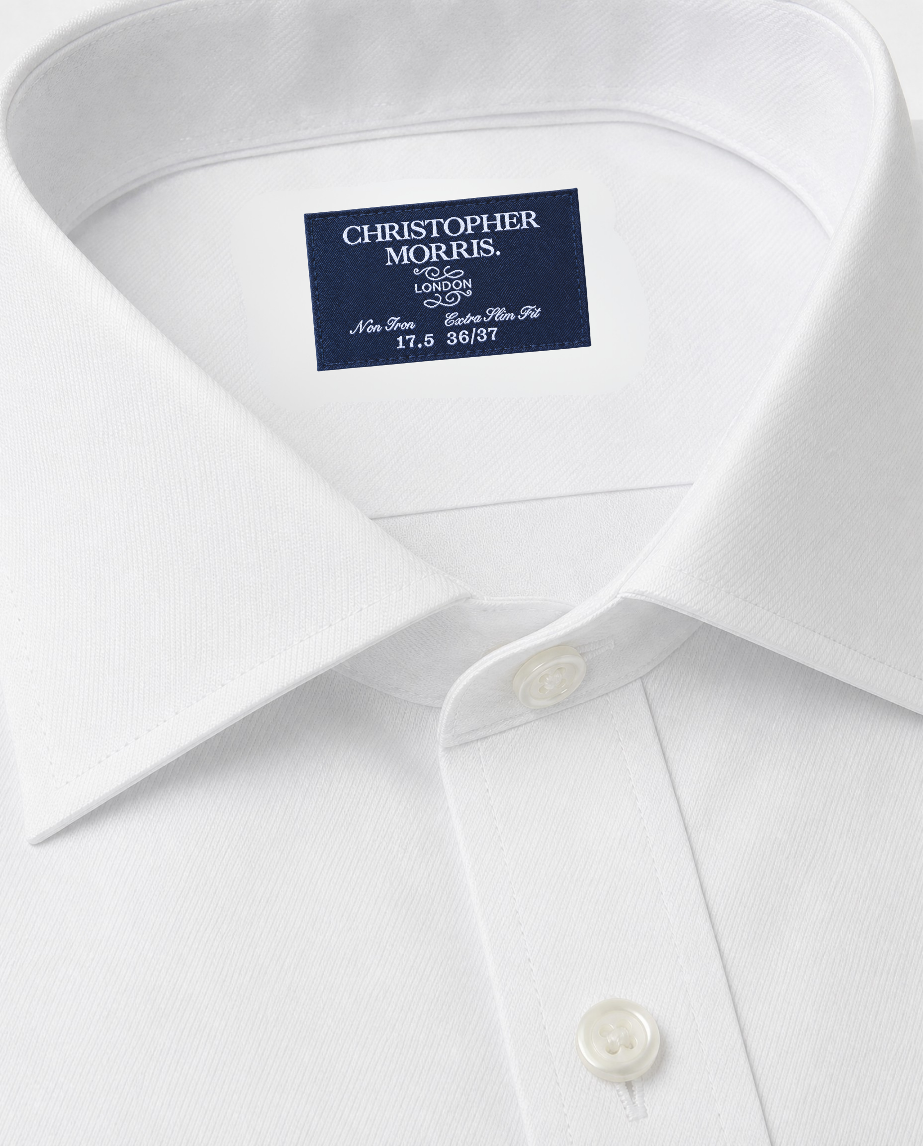 custom fitted dress shirt - #cc68 white stretch cotton reviews Custom Fitted Dress Shirt
