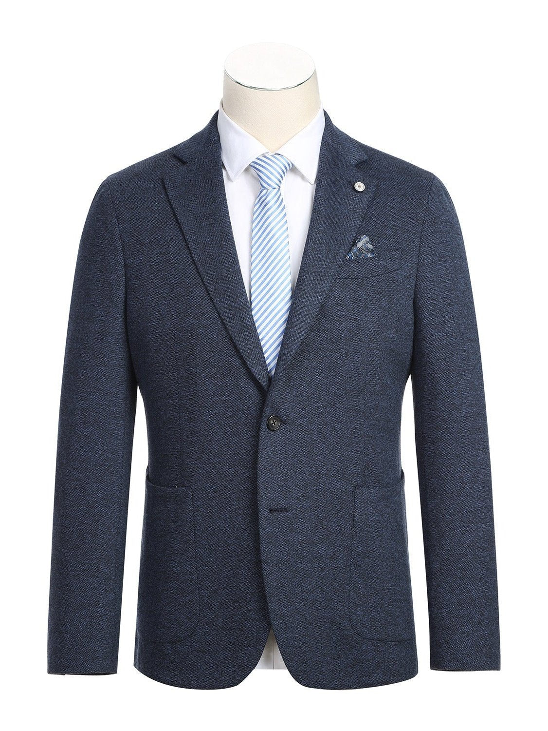 Blazer de media lona para hombre