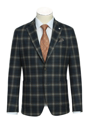 Men's Half Canvas Blazer