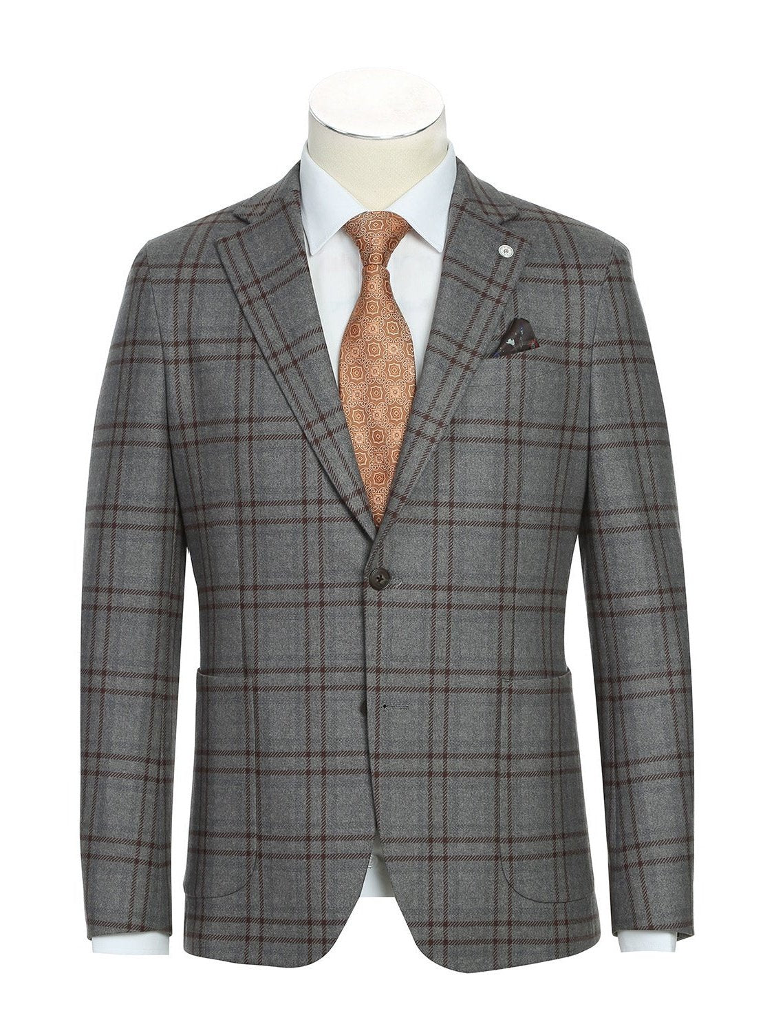 Blazer de media lona para hombre