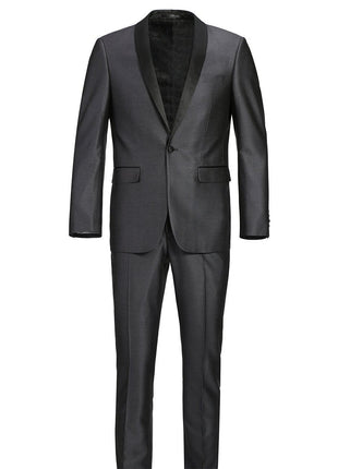 Men's Slim Fit 2-Piece Shawl Lapel Tuxedo Suit