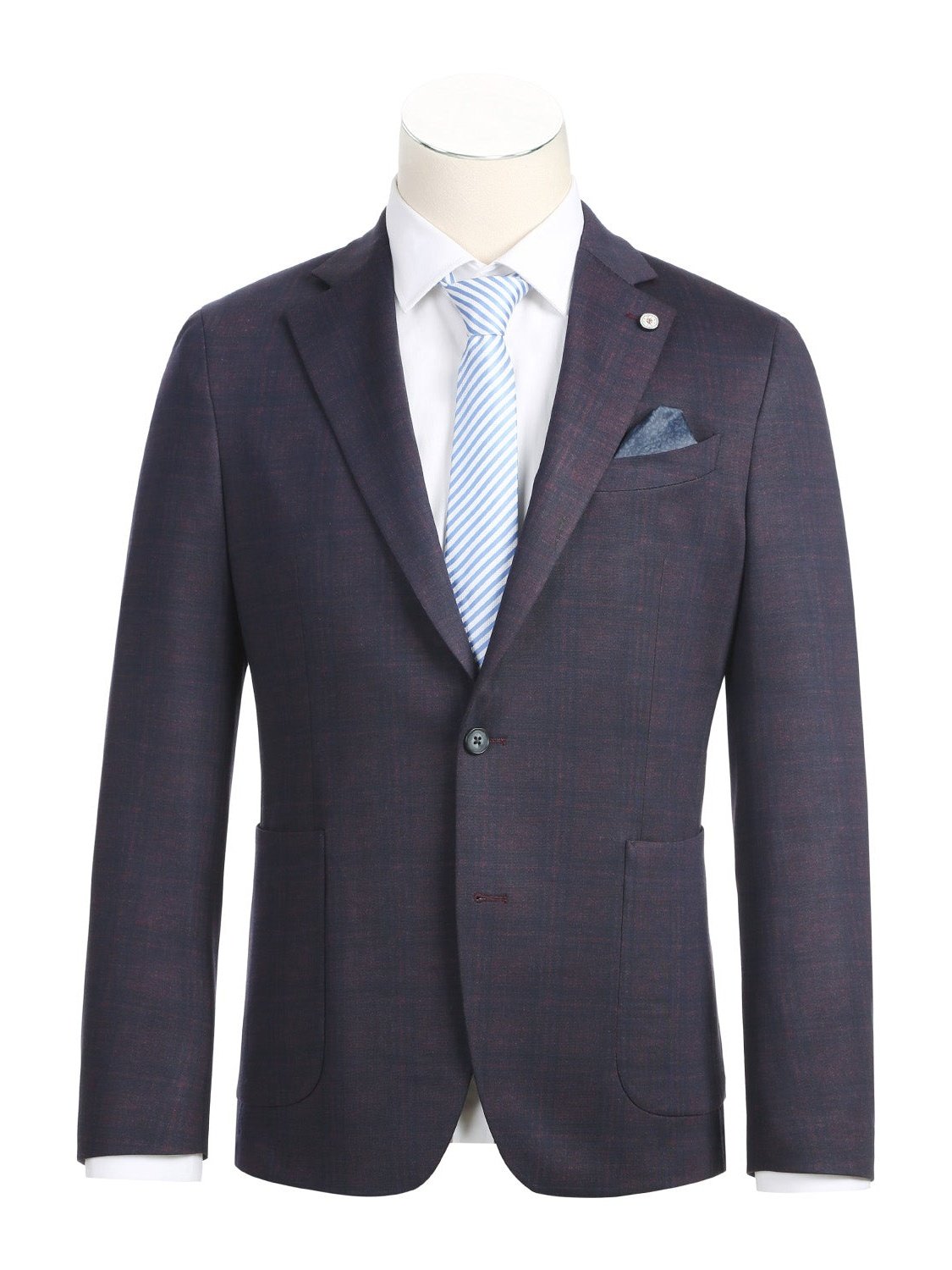 Blazer de media lona para hombre