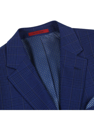 Men's Classic Fit Windowpane Blazer