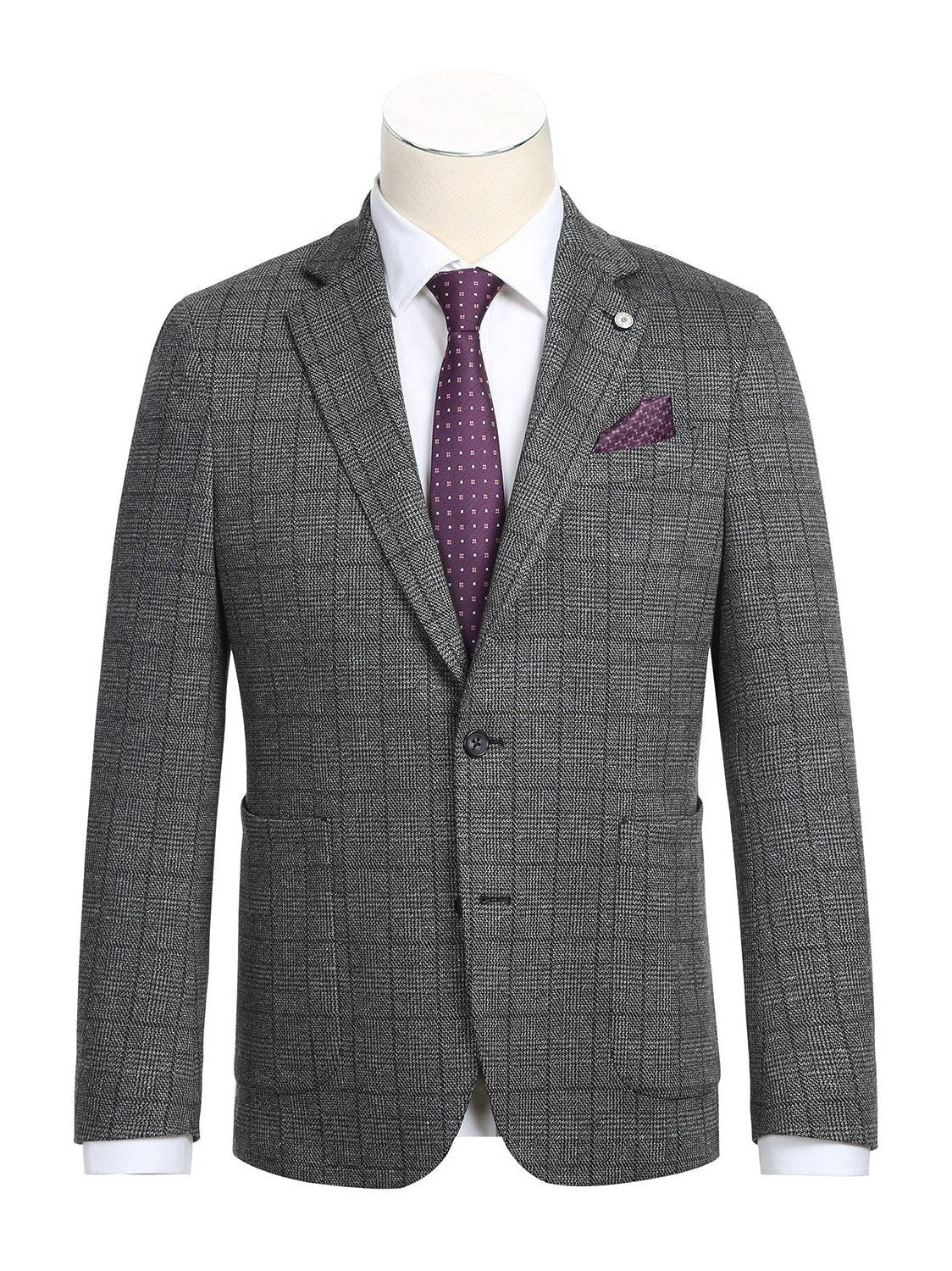 Blazer de media lona para hombre