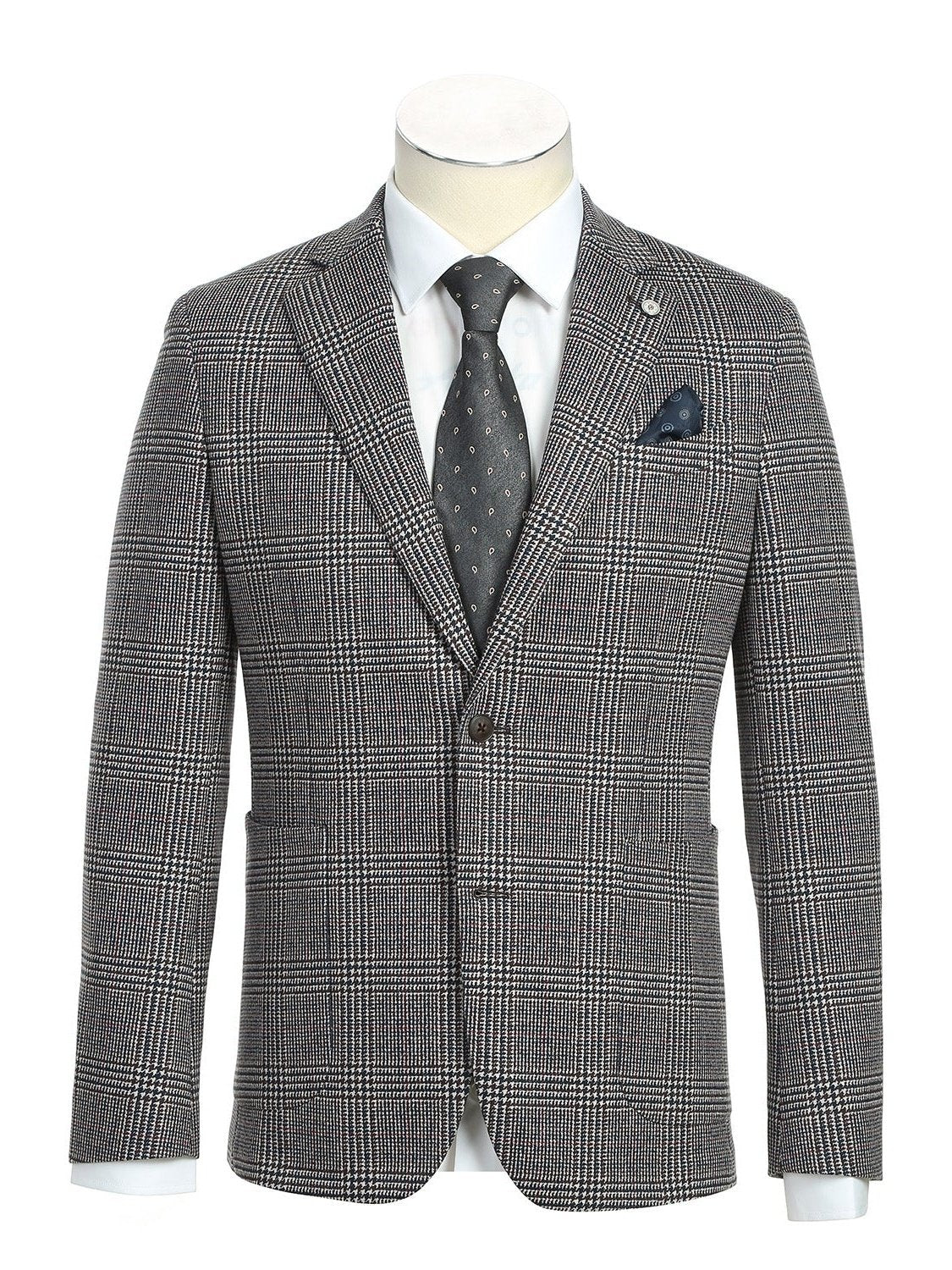 Blazer de media lona para hombre