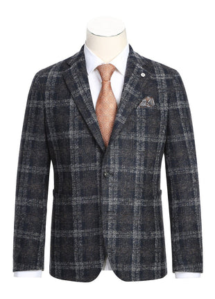 Men's Half Canvas Blazer